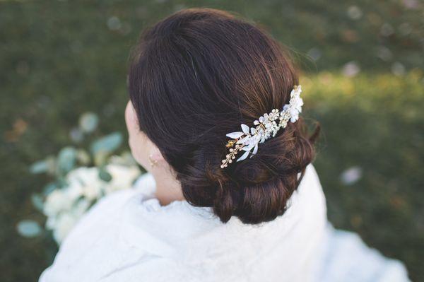 Bridal updo