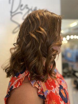 Hair, highlights, balayage