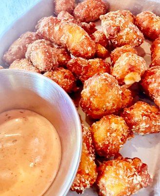 Cheese Curds with Chipotle Ranch