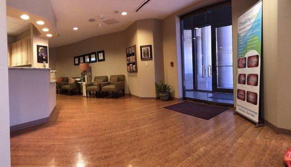 Office lobby.