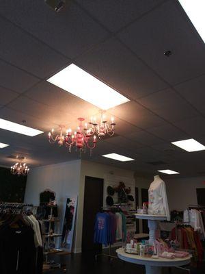 The Pink Chandelier