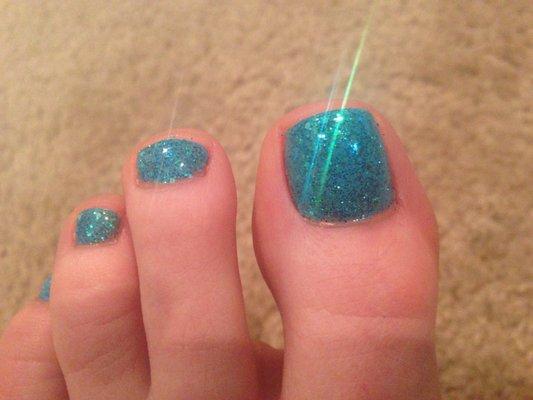 Nikki's Nail Services- Mermaid toes!