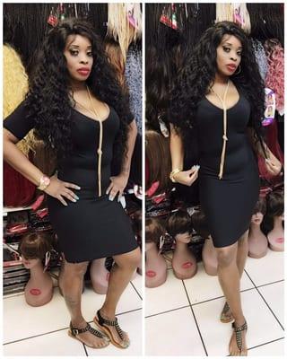 30 inch full lace wig available in straight , wavy,and curly