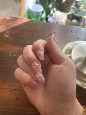 Acrylic nails and gel nails