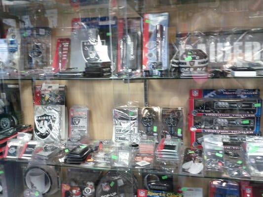 Raiders paraphernalia