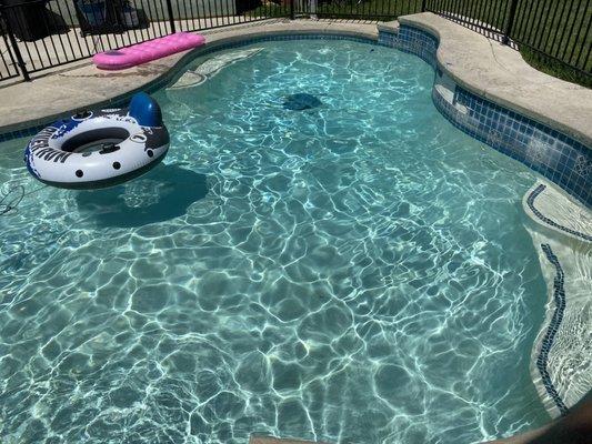 My pool always looks good