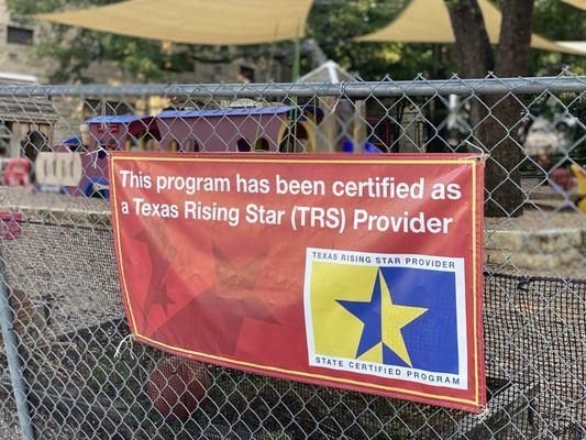 Texas Rising Star certified daycare in Austin