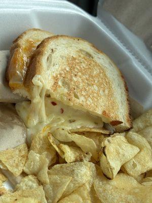 The BIG Cheese (four cheeses grilled)