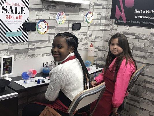 The Polish Pit offers classes just for kids who want to mix! With a variety of packages sure to please any princess!