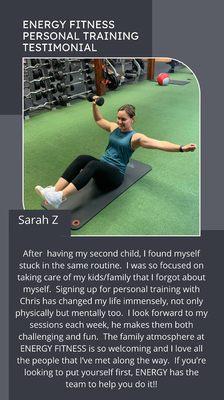 Client Testimonials-Exceptional Personal Trainers!