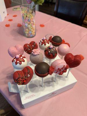 Valentines cake pops