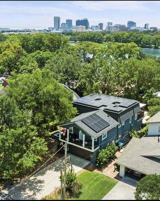 College Park roof and solar electric project.