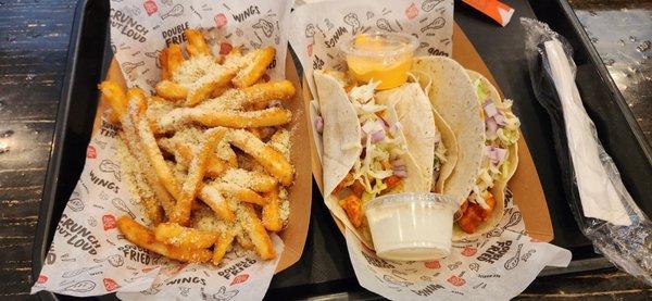 Korean Tacos & Seasoned French Fries