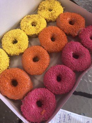 Sprinkle donuts