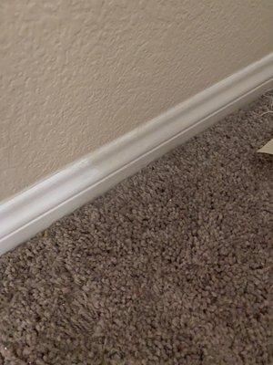 Baseboard paint job