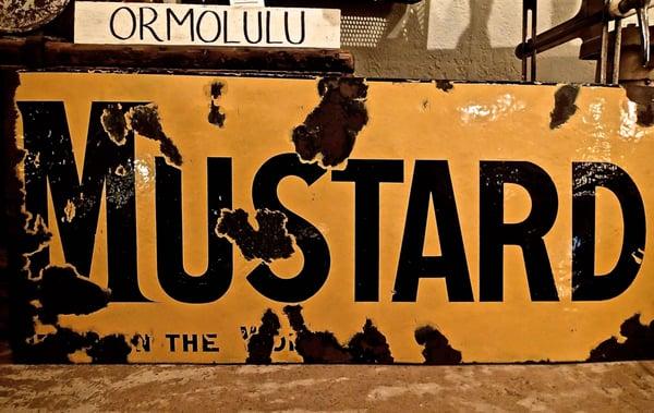 Mustard sign