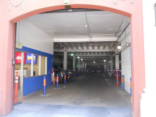 Garage entrance