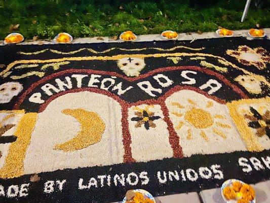 Beautiful dia de los Muertos altars