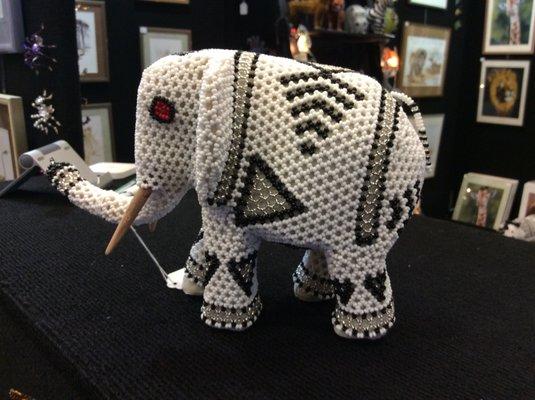 Ndebele beaded Elephant