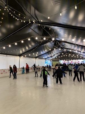 Ice skating