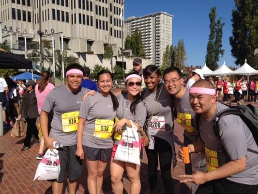 Credit Union employees run for a good cause - Susan G. Komen Fundraiser