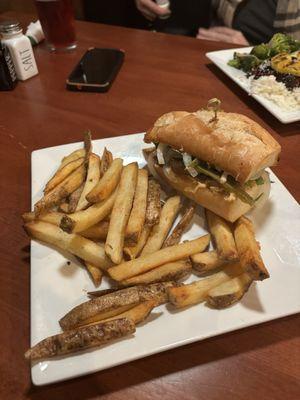 Banh Mi and fries