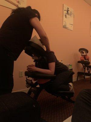 Chair massage