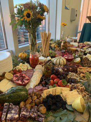 six foot charcuterie board