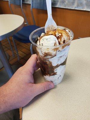 Oreo sundae