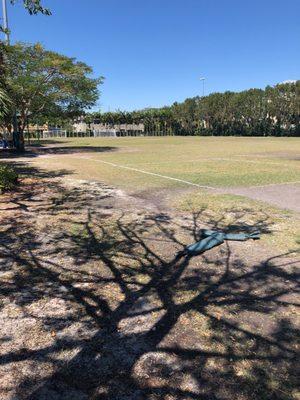 Field with bleachers