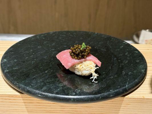 Dungeness Crab, Toro, Caviar.