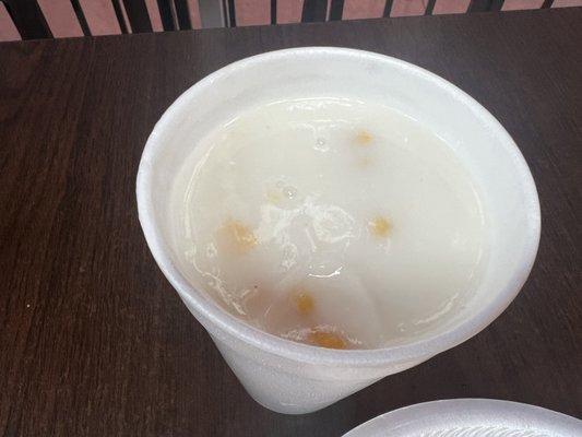 Atol de elote , salvadorean style