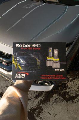 The Saber ProX 65W LED Kit is rated #1 for reflector housing set ups.