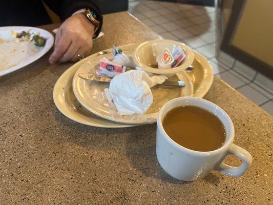 Well this was the numero uno Breakfast on the menu. The eggs were cooked to perfection the biscuits and gravy big portions