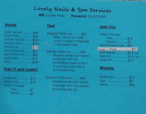 Lovely Nails & Spa Services