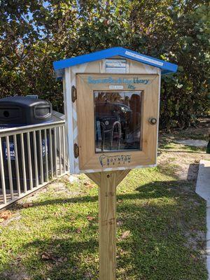 Boynton Beach Little Library in Oceanfront Park