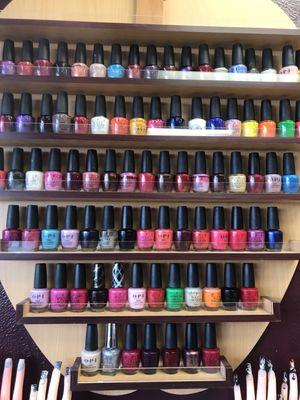 OPI nail polishes