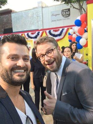 Premiere of Sausage Party! Seth Rogen & myself.