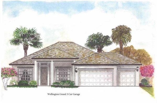 Wellington Grand  4 Bedroom 2 Bathroom 3 Car Garage in Port St Lucie from $249,900