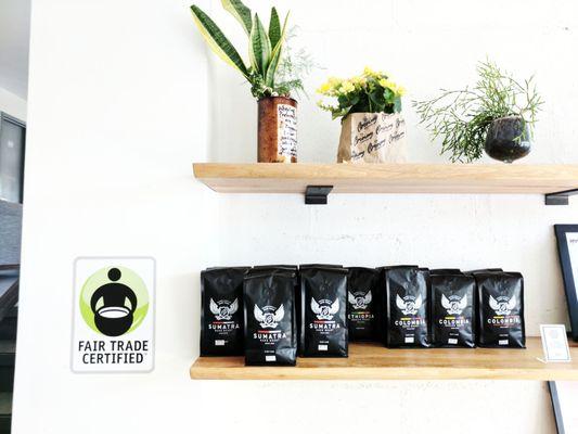 Fair trade certified coffee