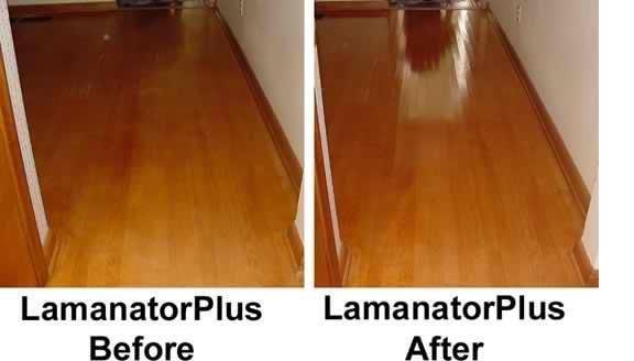 This is for laminate flooring.  It enables you to clean more aggressively and provide a good shine...