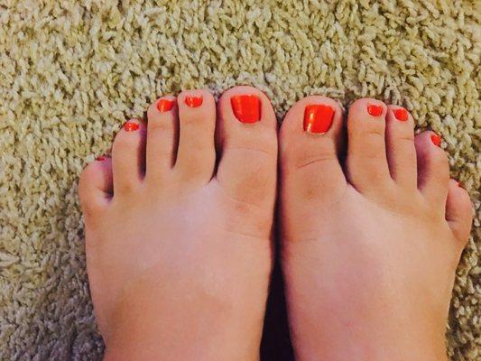 Leena did my pedicure and she was amazing!