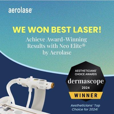 Marie Jé is the only clinic in Sunnyvale with Aerolase Neo Elite Laser!