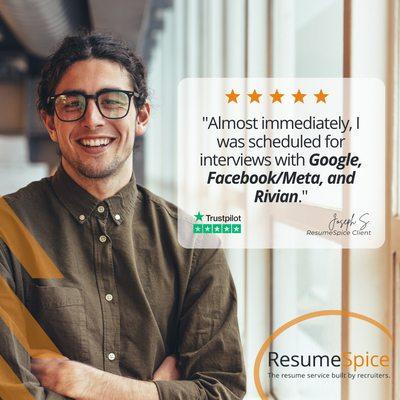 Let ResumeSpice create a resume that's uniquely yours - so you can land your dream job!