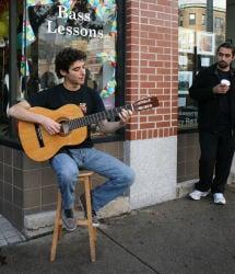 Tomas Murmis teaches private lessons for Guitar, Bass, Piano & Ukulele at Guitar Stop. http://www.guitarstop.com/lessons.htm