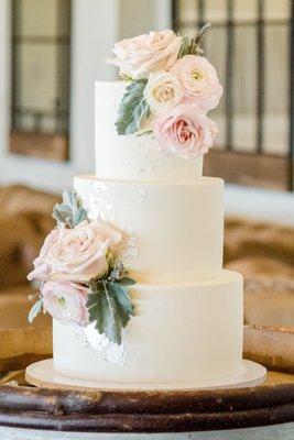 Perfect Wedding cake for our daughter's Perfect Day  Thank you Evan  (Photo cred: Iris Mannings Photography)