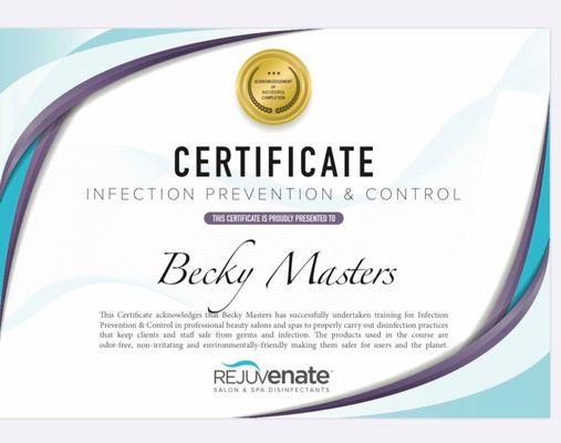 Infection Prevention & Control Certification