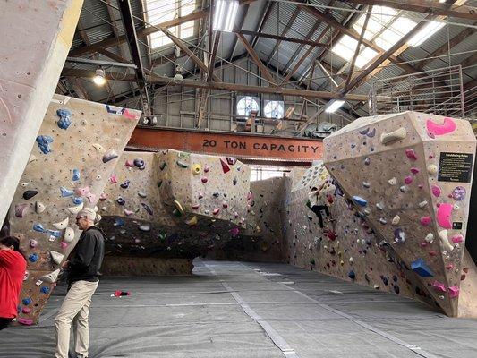 Small bouldering area upstairs