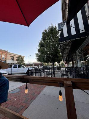 Patio dining