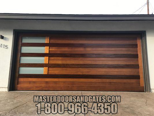 Custom Wood Garage Door